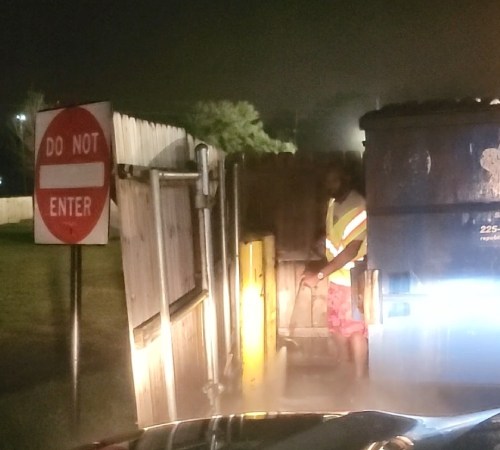 Dumpster Pad Cleaning Slidell